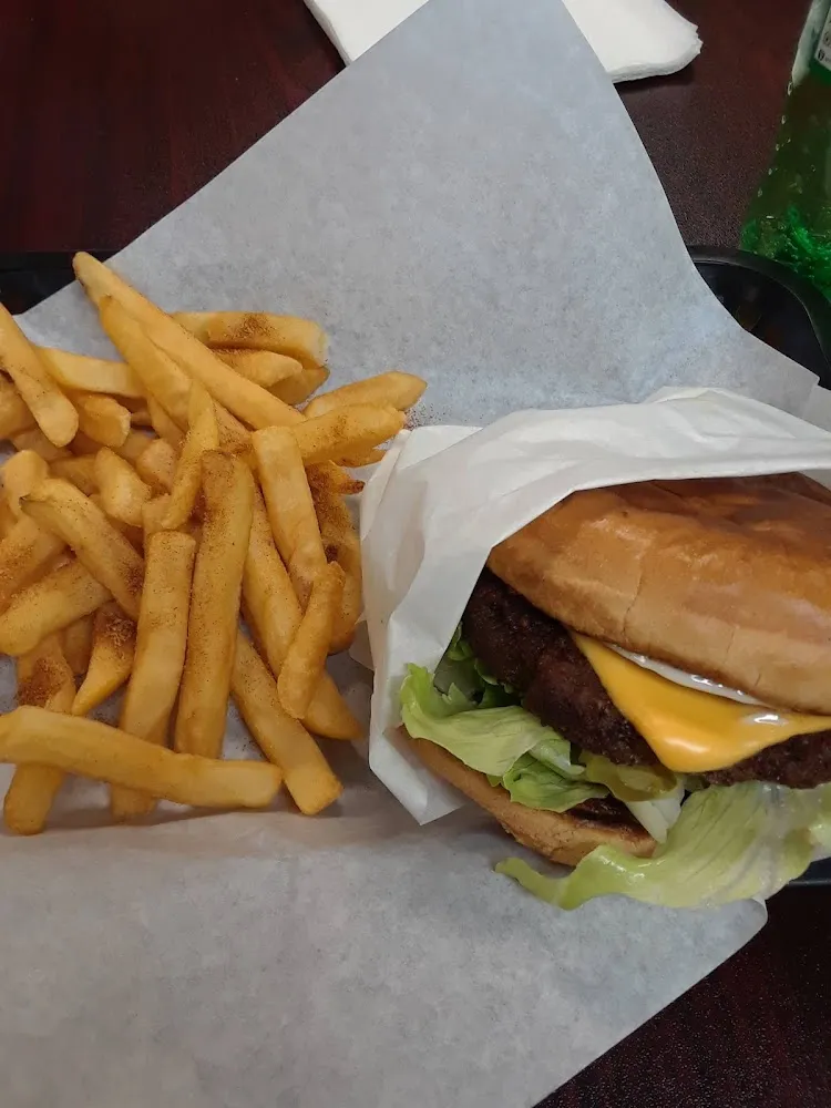 Cheeseburger and Fries